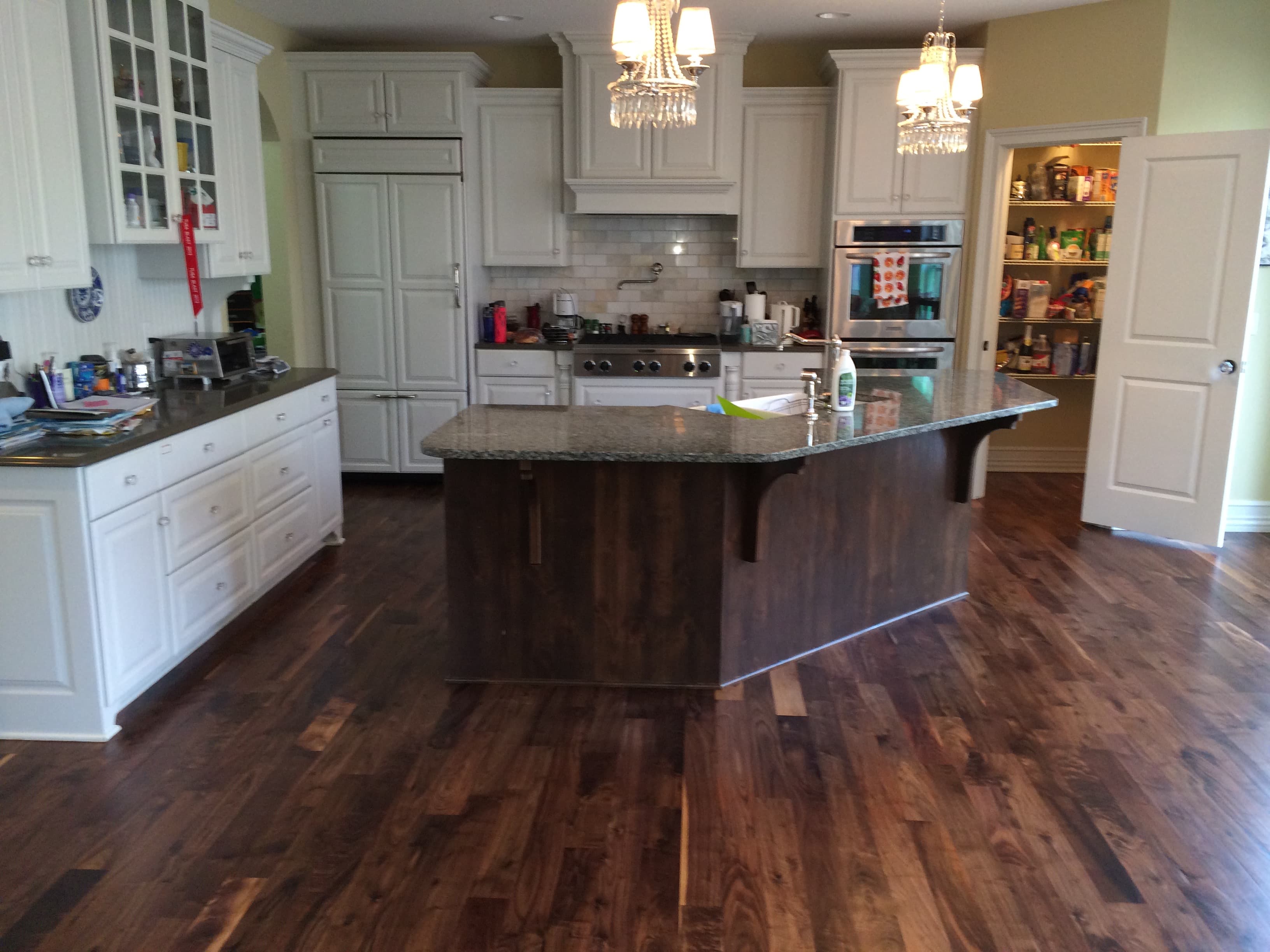 Wide plank flooring project