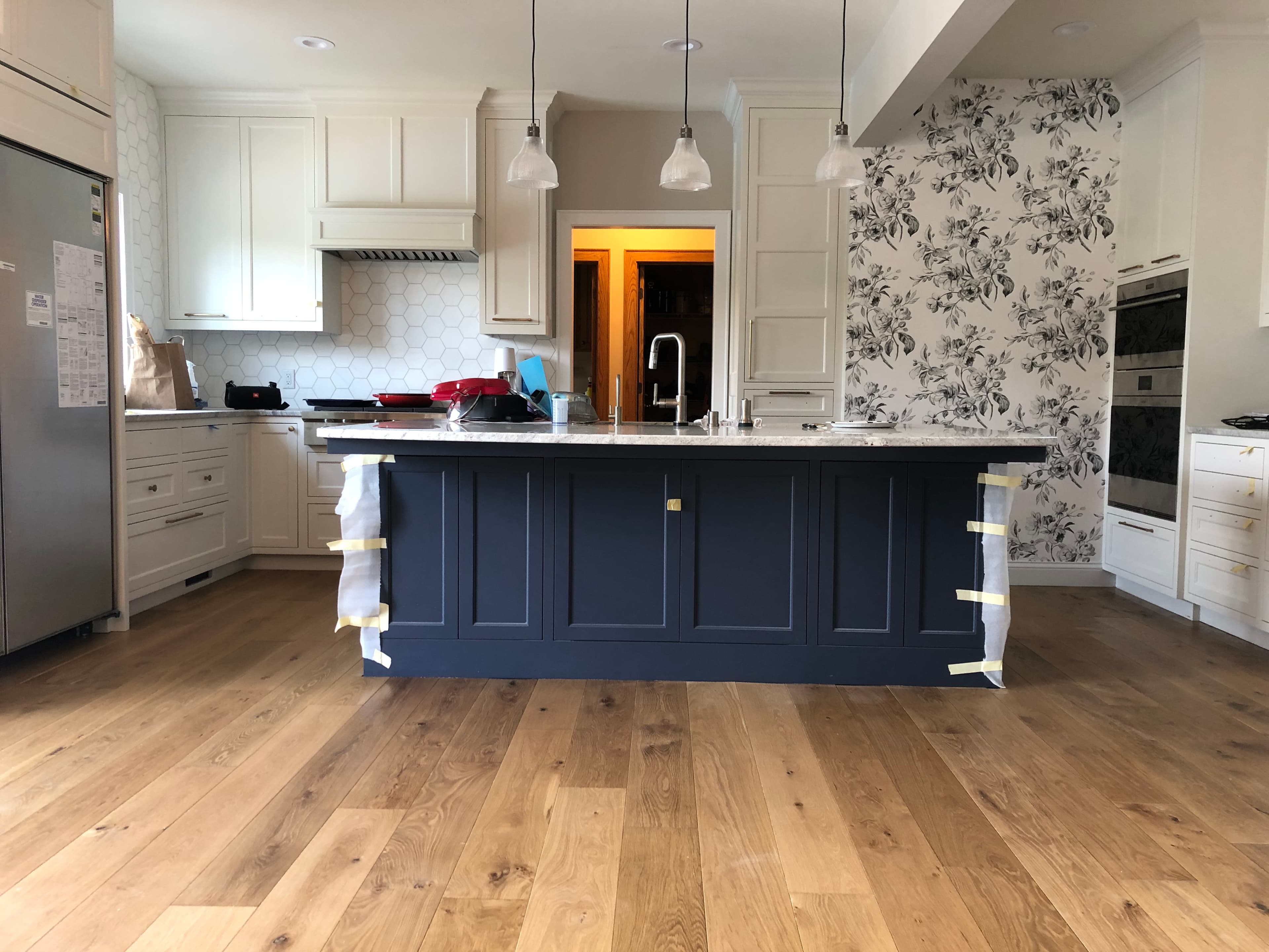 Chevron and herringbone flooring