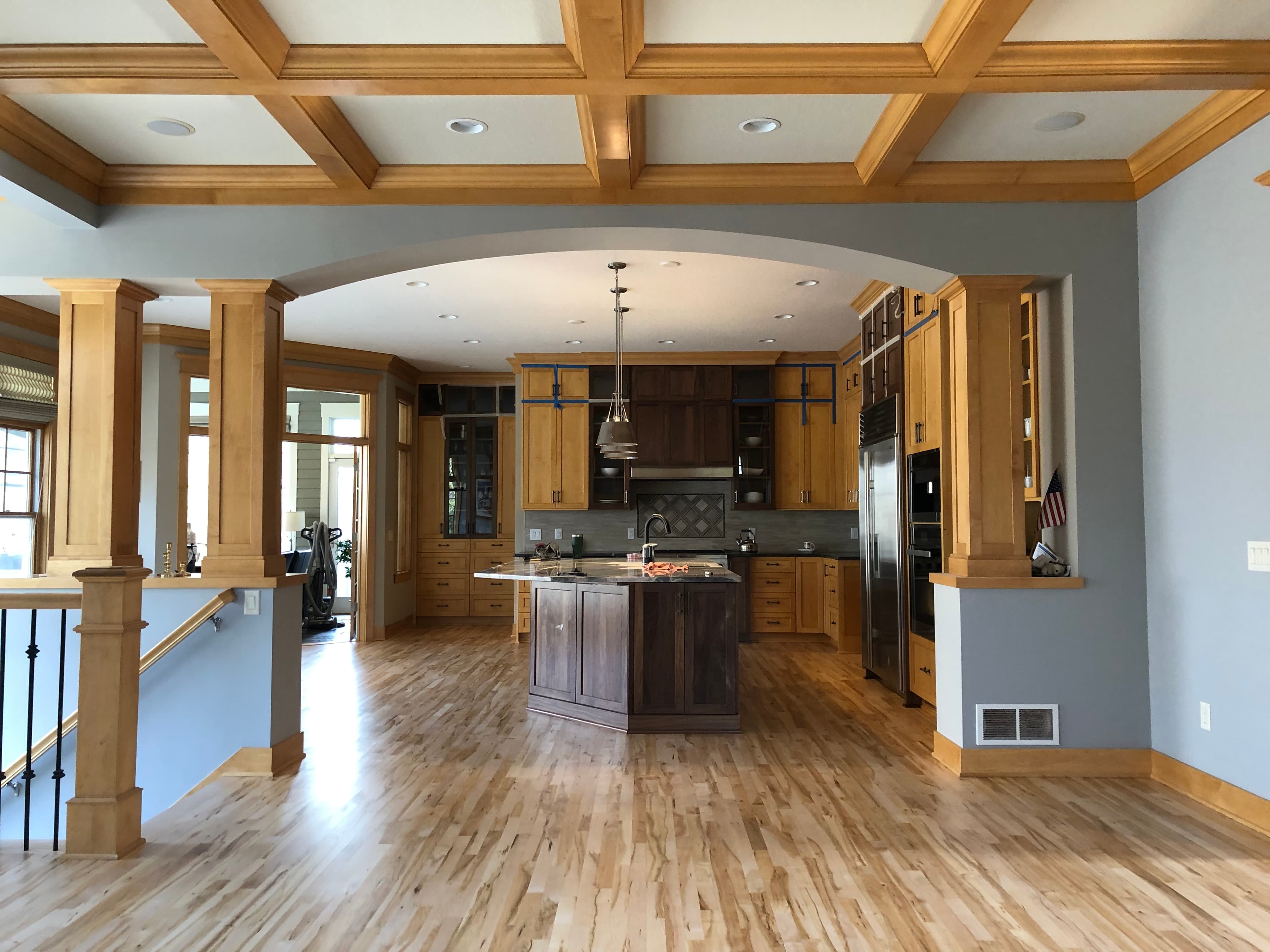 Custom woodwork detail