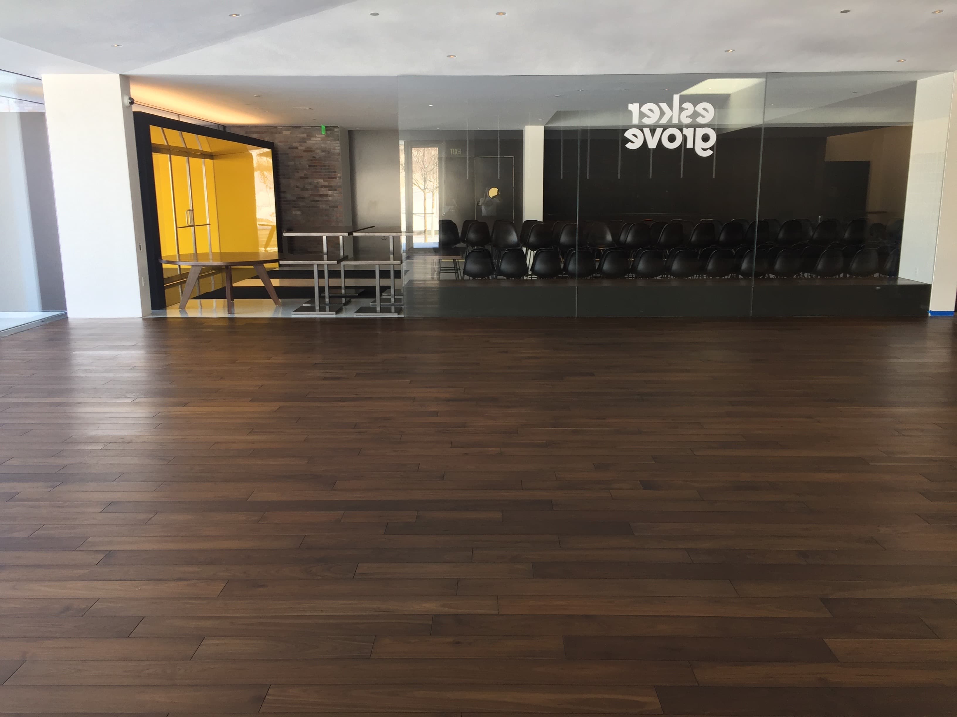 Completed flooring project